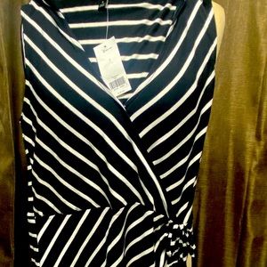 Banana republic striped top with tags